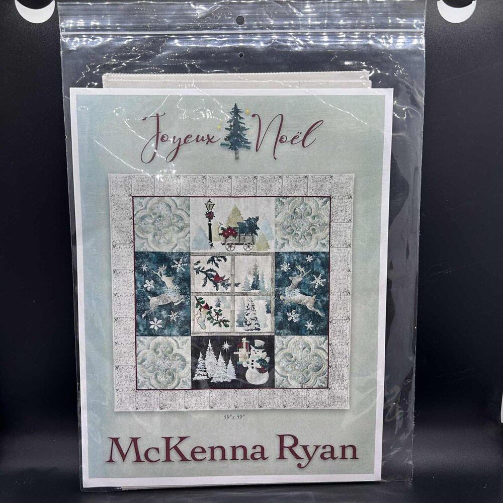 McKenna Ryan Joyeux Noel “JN02, Window” Applique Quilt Sewing Pattern Uncut FF